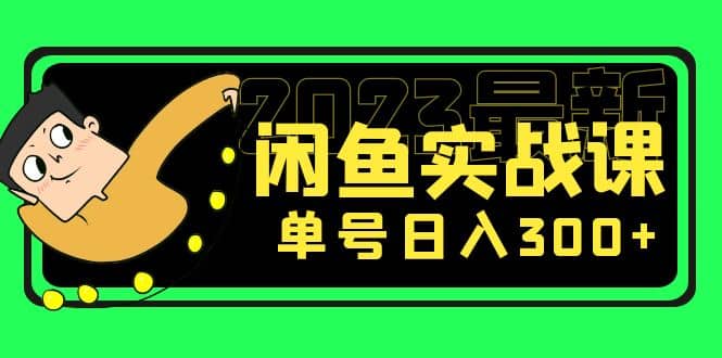 花599买的闲鱼项目：2023最新闲鱼实战课（7节课）网创吧-网创项目资源站-副业项目-创业项目-搞钱项目网创吧