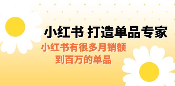 某公众号付费文章《小红书 打造单品专家》小红书有很多月销额到百万的单品网创吧-网创项目资源站-副业项目-创业项目-搞钱项目网创吧